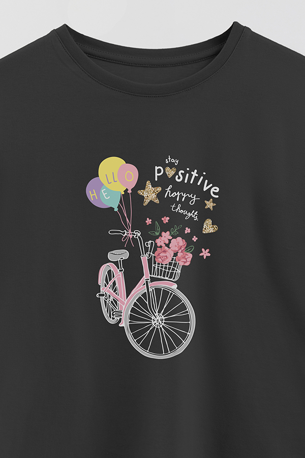 REMERA GIRL OVER STAY POSITIVE