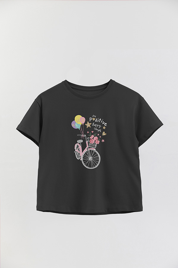 REMERA GIRL OVER STAY POSITIVE