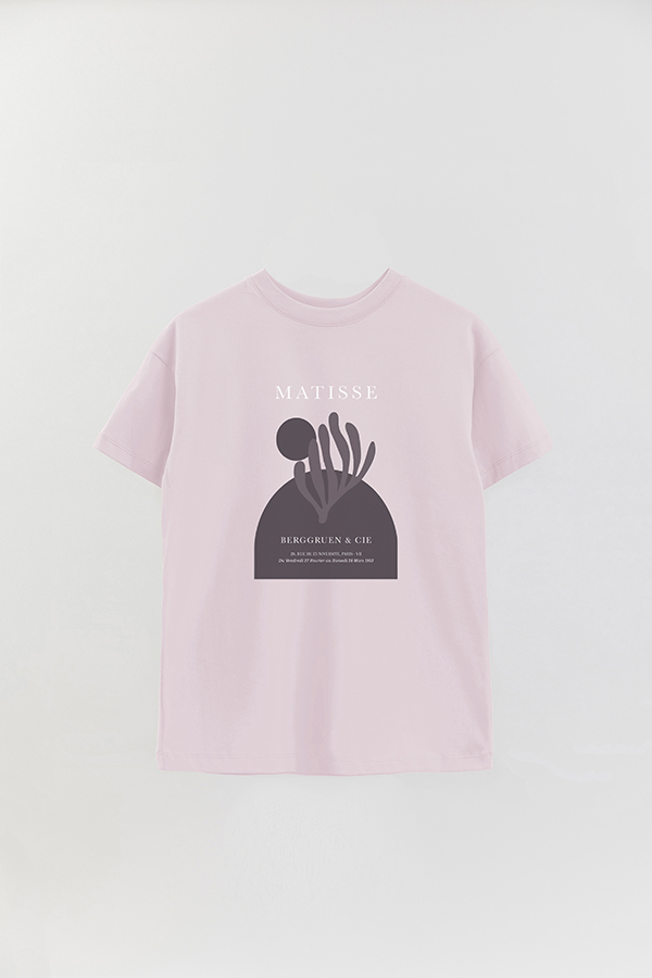 REMERA OVER ESTAMPADA ART COLLECTION MATISSE CACTUS