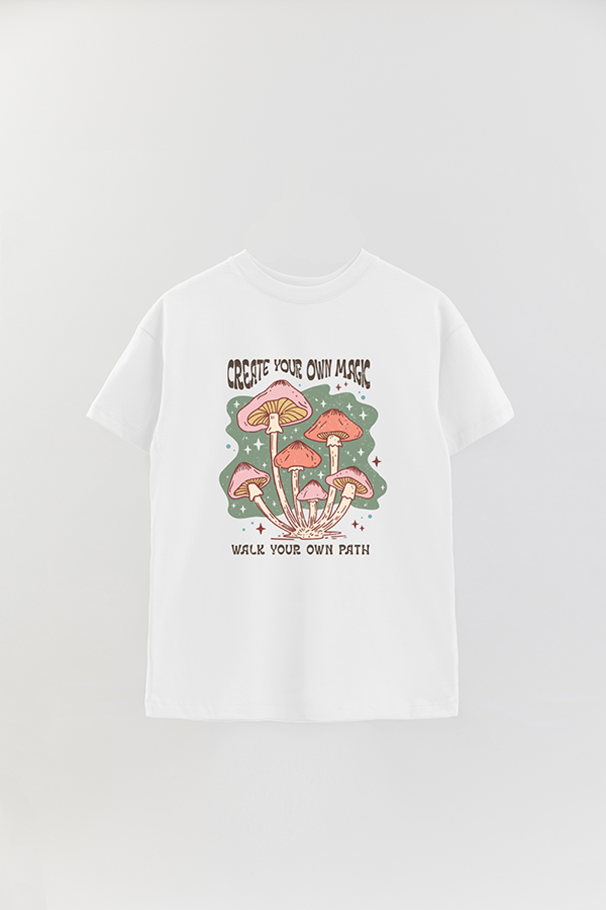 REMERA OVER ESTAMPADA BH CREATE YOUR OWN MAGIC