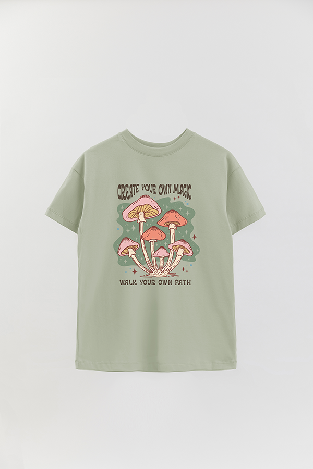 REMERA OVER ESTAMPADA BH CREATE YOUR OWN MAGIC