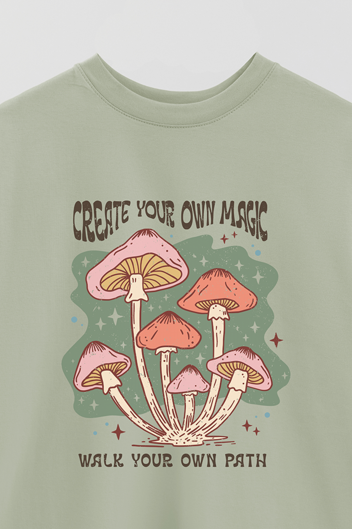 REMERA OVER ESTAMPADA BH CREATE YOUR OWN MAGIC