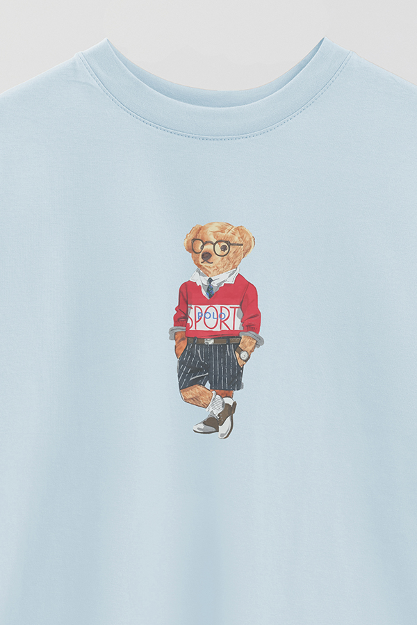 REMERA OVER ESTAMPADA UNISEX BEAR SPORT SWEATSHIRT