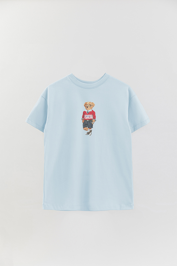 REMERA OVER ESTAMPADA UNISEX BEAR SPORT SWEATSHIRT