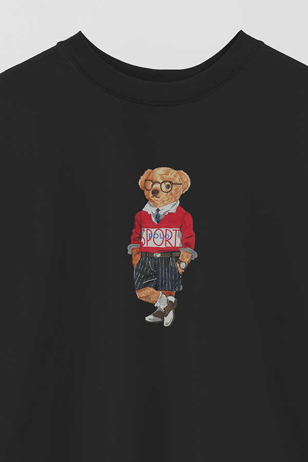REMERA OVER ESTAMPADA UNISEX BEAR SPORT SWEATSHIRT