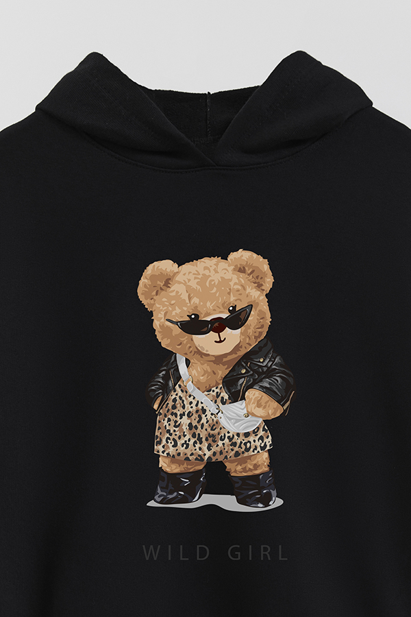 HOODIE RUSTICO KID TEDDY WILD GIRL