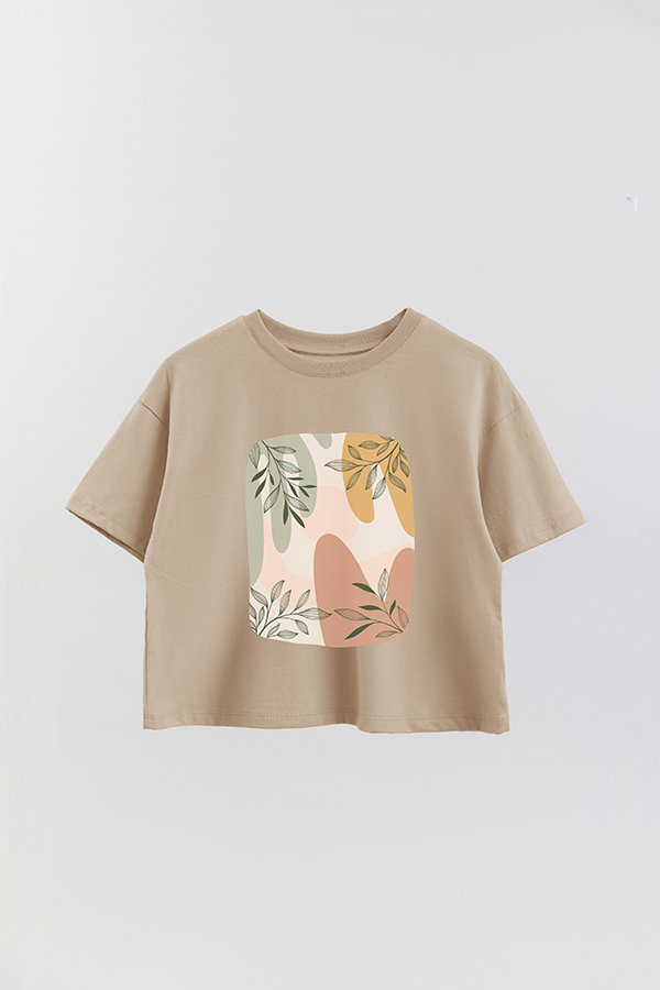 REMERA CROP ESTAMPADA ART 150