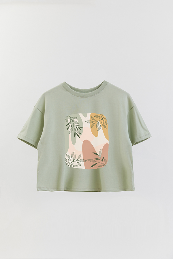 REMERA CROP ESTAMPADA ART 150