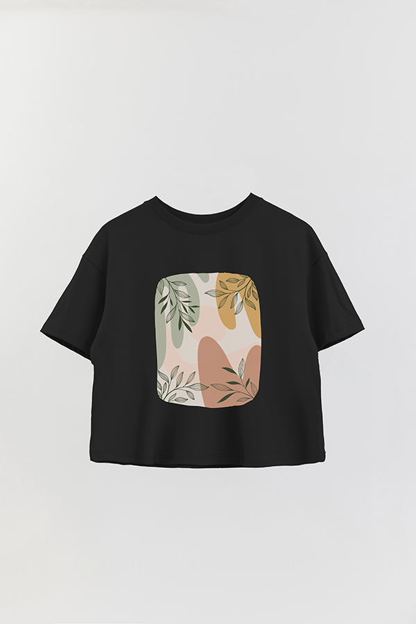 REMERA CROP ESTAMPADA ART 150