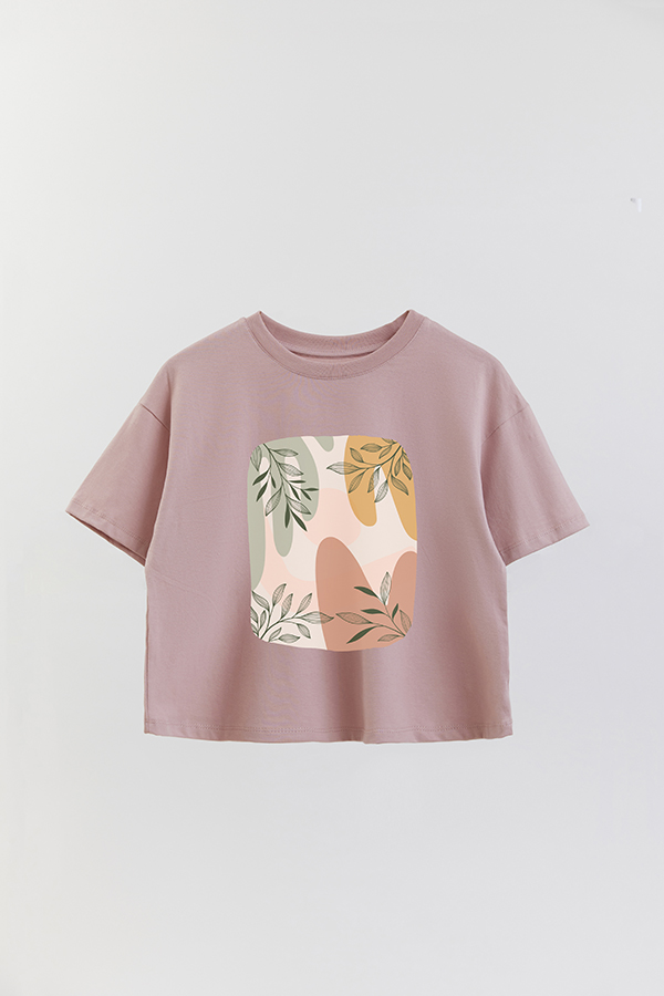 REMERA CROP ESTAMPADA ART 150