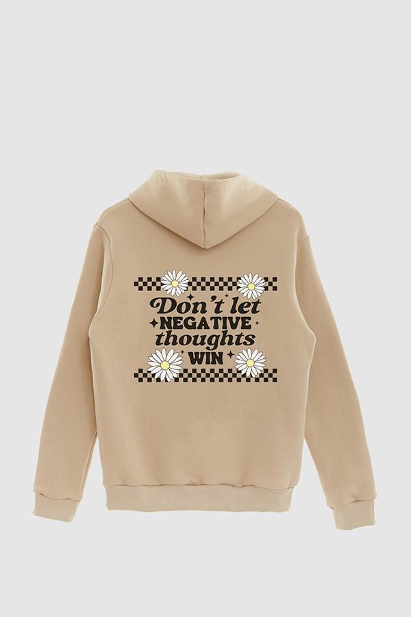 HOODIE ESTAMPADO DAISY DON'T LET NEGATIVE