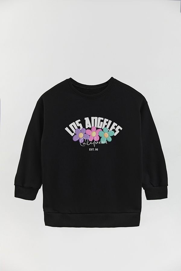 BUZO CREWNECK RUSTICO VARSITY GIRL LOS ANGELES