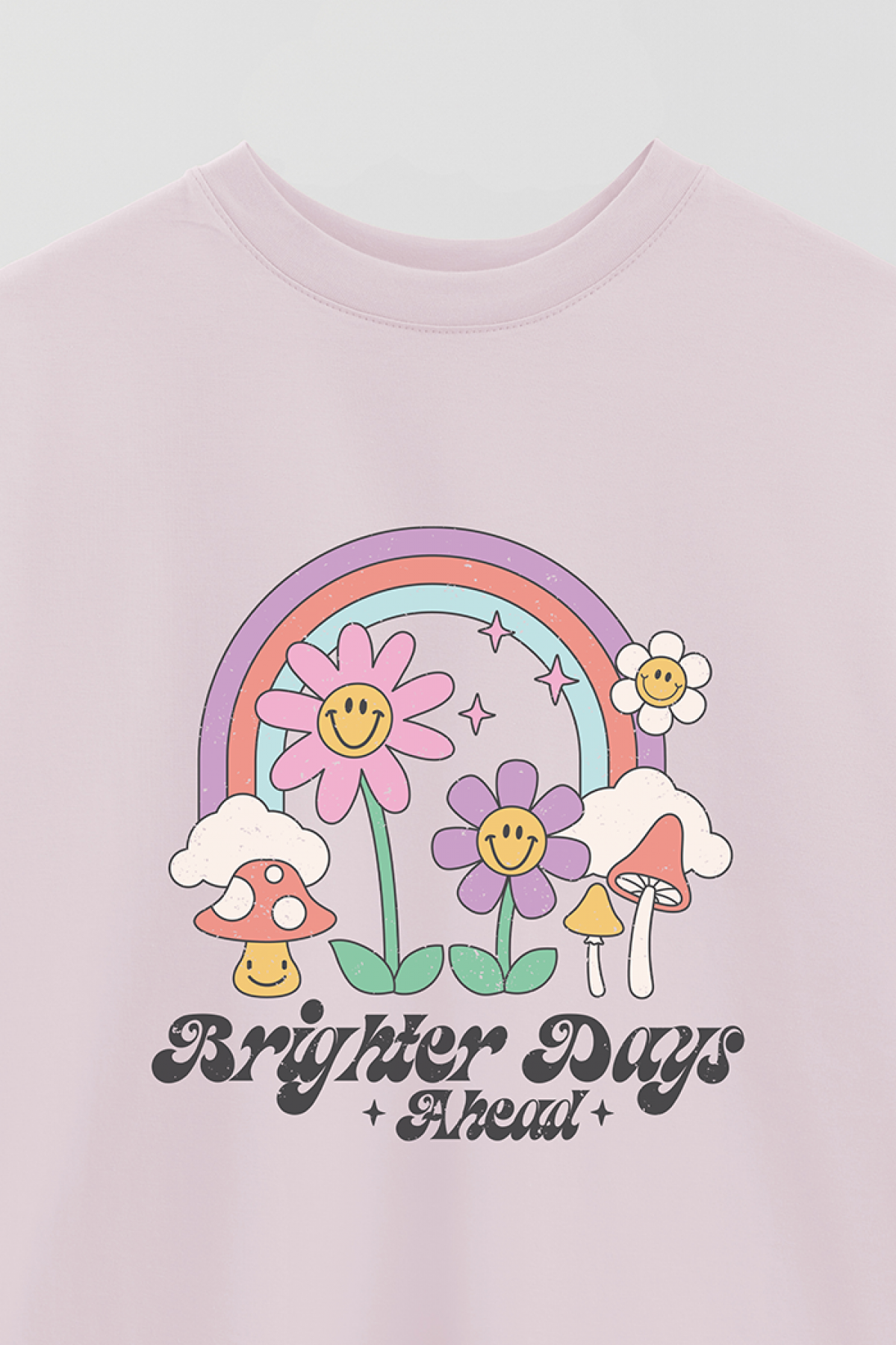 REMERA OVER ESTAMPADA RT2 BRIGHTER DAYS AHEAD