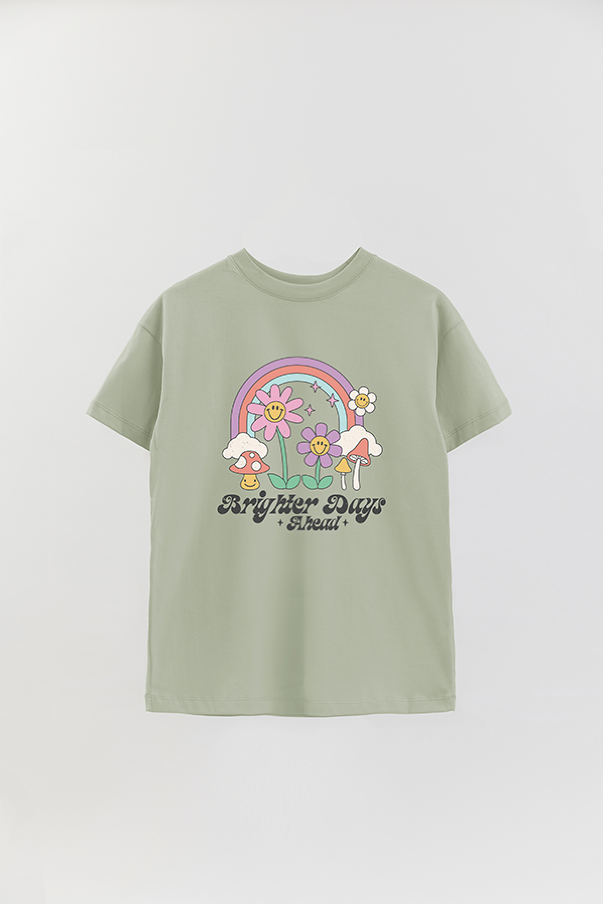 REMERA OVER ESTAMPADA RT2 BRIGHTER DAYS AHEAD
