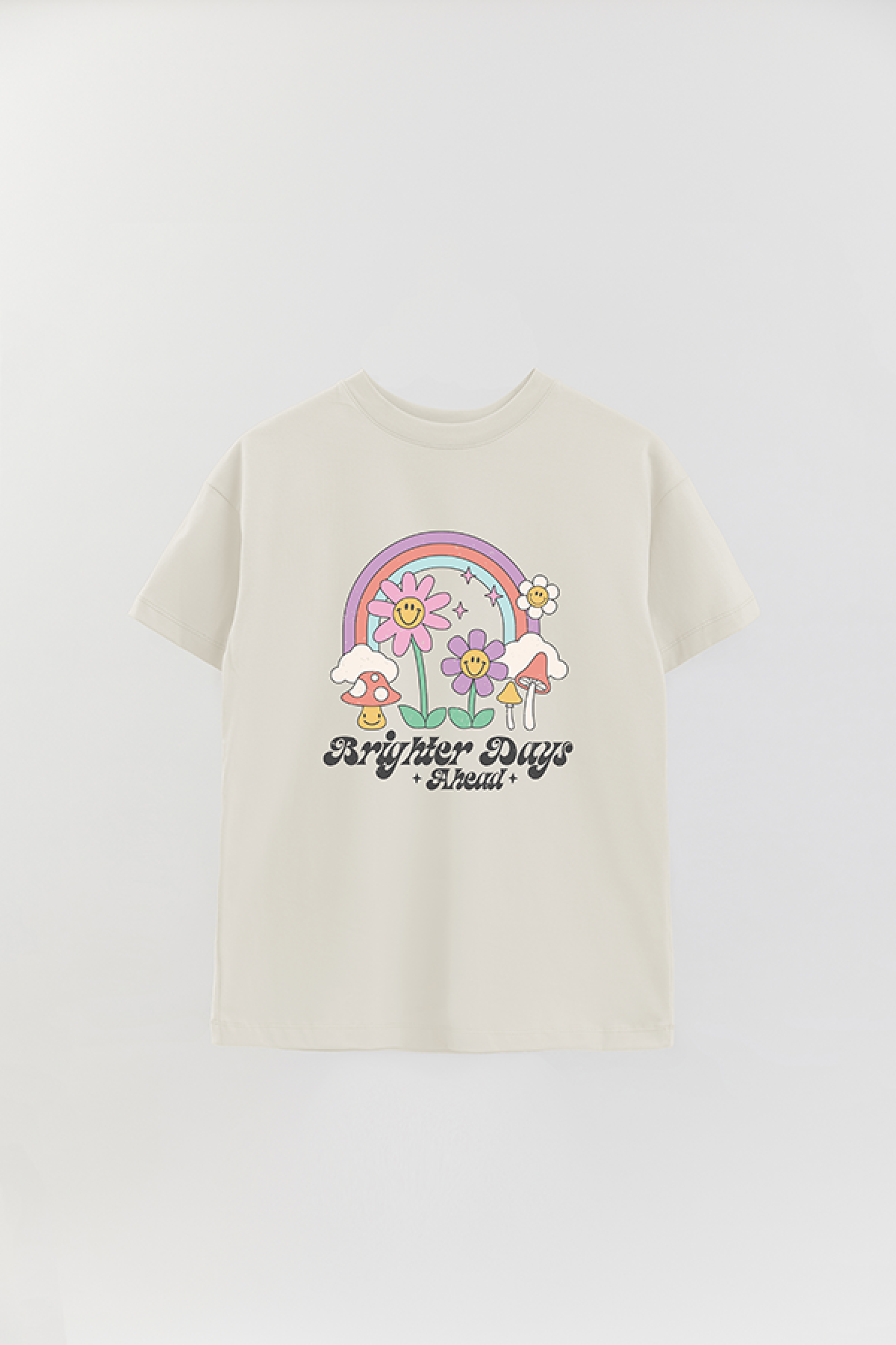 REMERA OVER ESTAMPADA RT2 BRIGHTER DAYS AHEAD