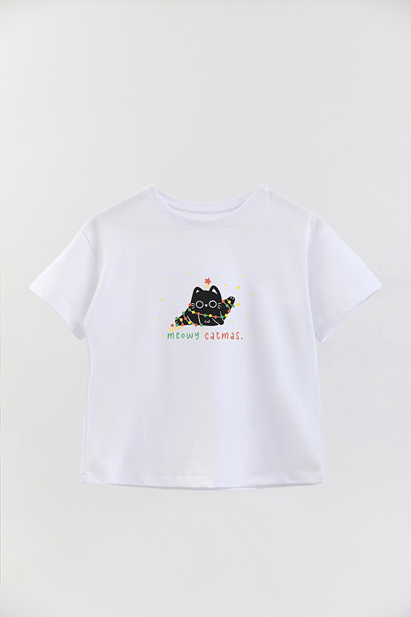 REMERA GIRL OVER JINGLE CAT 17