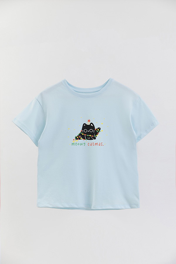 REMERA GIRL OVER JINGLE CAT 17