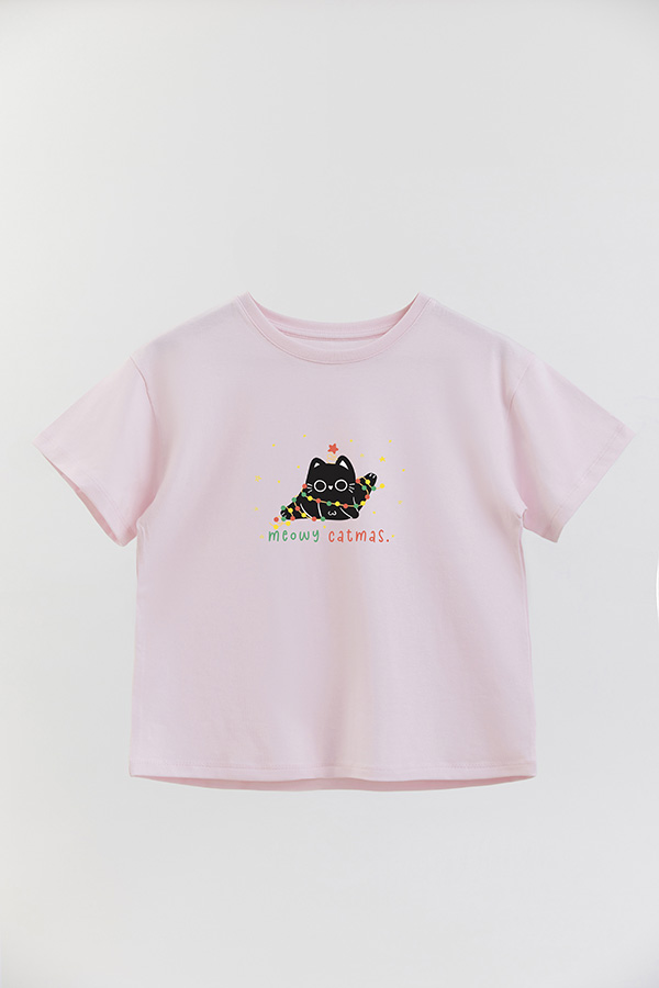 REMERA GIRL OVER JINGLE CAT 17