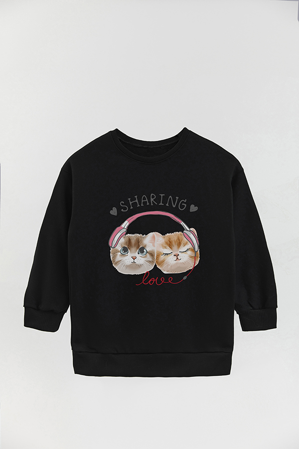 BUZO CREWNECK RUSTICO KITTY DREAMS SHARING