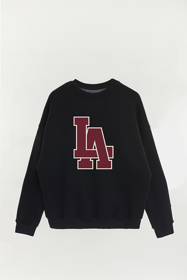 BUZO CREWNECK ESTAMPADO VARSITY LA
