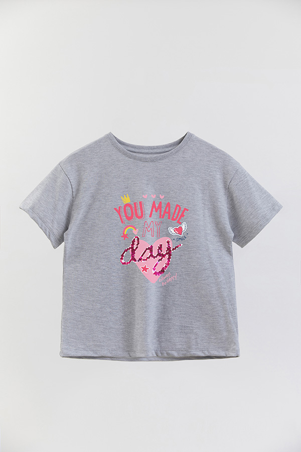 REMERA GIRL OVER YOU MADE MY DAY