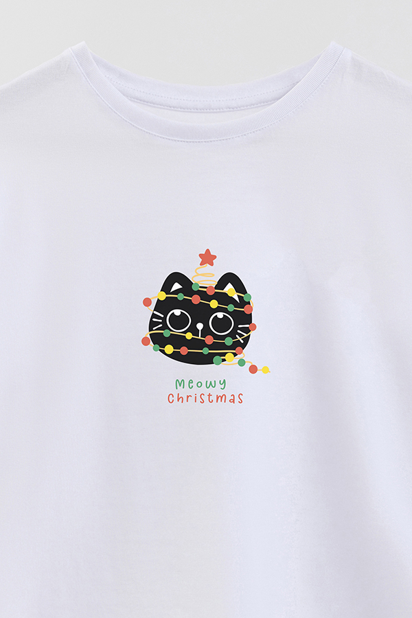 REMERA GIRL OVER JINGLE CAT 27