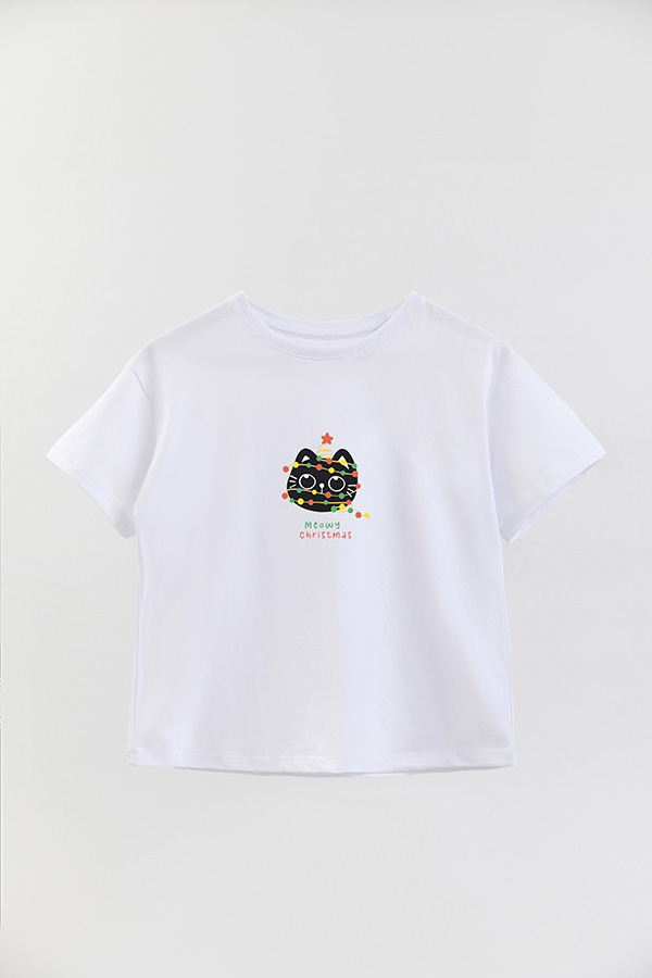 REMERA GIRL OVER JINGLE CAT 27