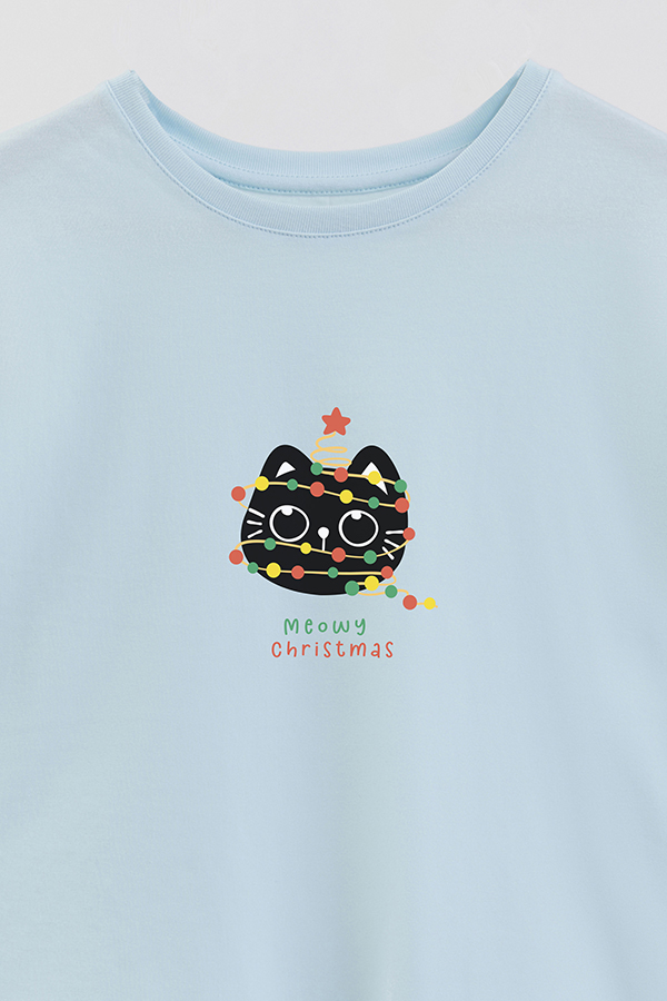 REMERA GIRL OVER JINGLE CAT 27