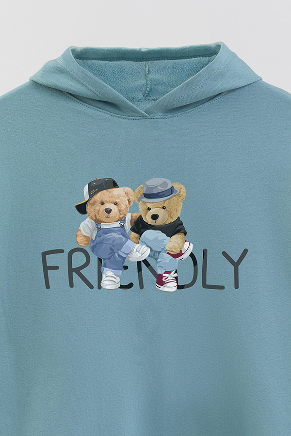 HOODIE RÚSTICO BOY TEDDY FRIENDLY