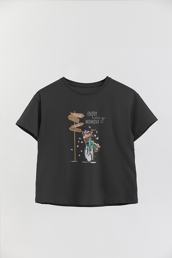 REMERA GIRL OVER ENJOY EVERY MOMENT