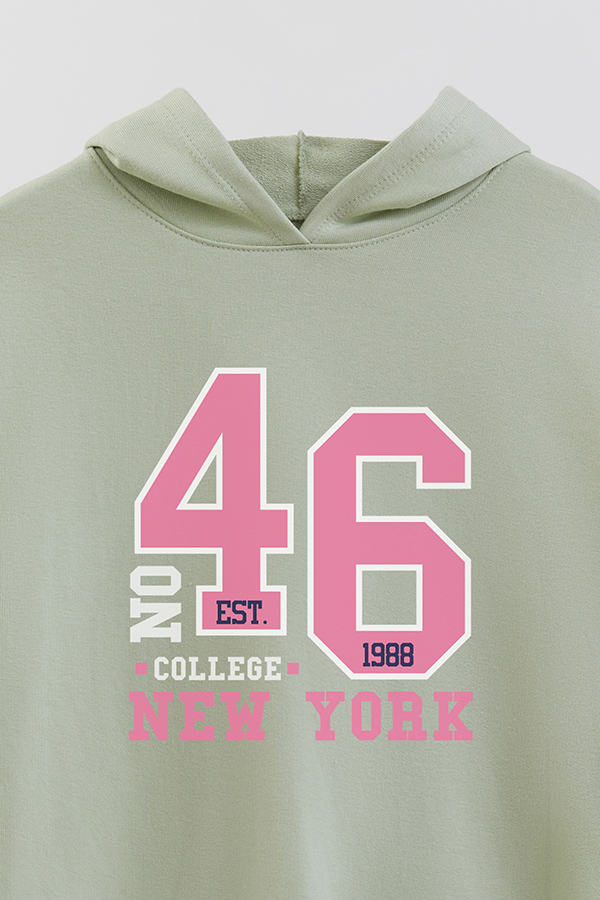 HOODIE RUSTICO GIRL URBAN NEW YORK 2