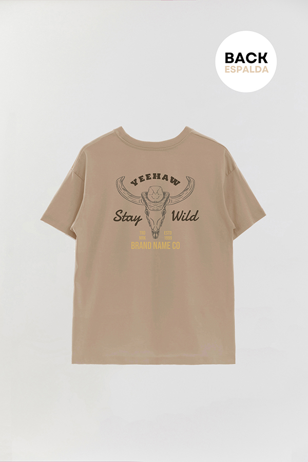REMERA OVER ESTAMPADA YEEHAW