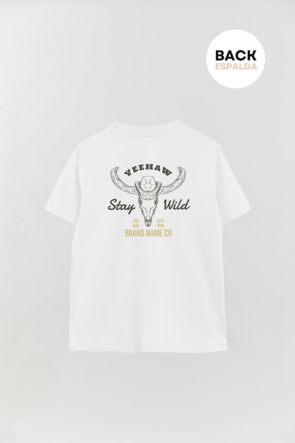 REMERA OVER ESTAMPADA YEEHAW