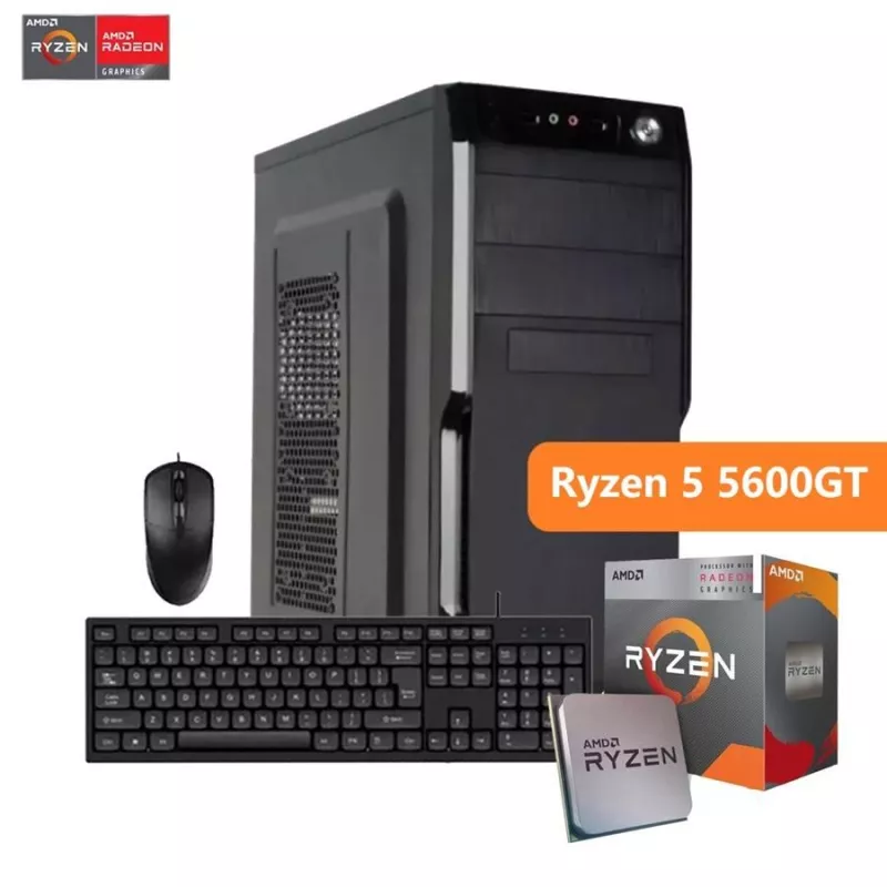 PREVENTA PC PERFORMANCE AMD RYZEN 5 5600GT/ FREEDOS/ 16GB/ 500GB/ GAB KIT 500W+MOU+TEC/ (1110043)