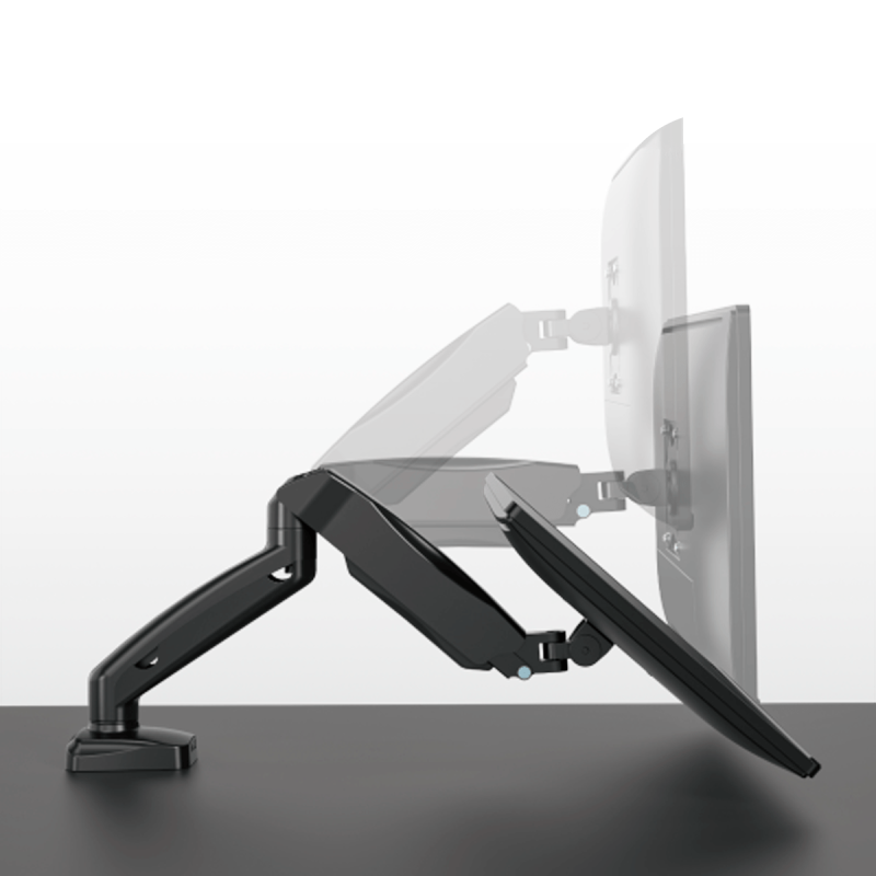 SOPORTE MONITOR ESCRITORIO CON BRAZO ARTICULADO CON AGARRE 17 A 32" HASTA 9KG VESA 75*75 A 100*100 ONE BOX OB-LCD12UM