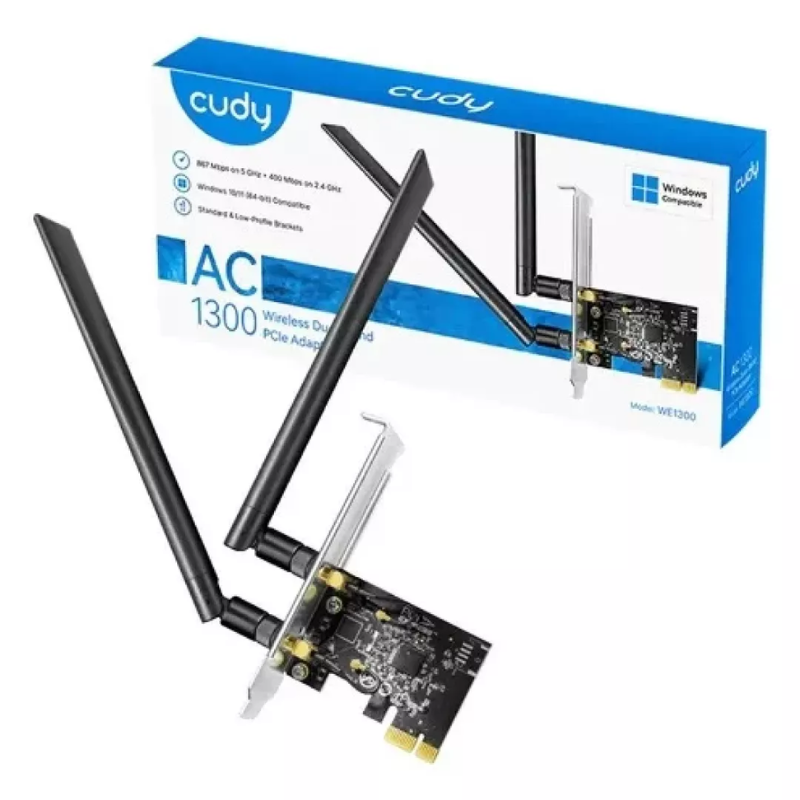 RED PCI-E WIFI5 CUDY WE1300 AC1300