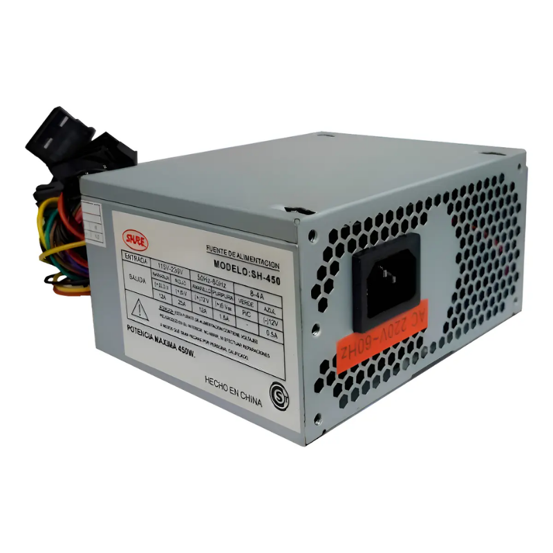 FUENTE 550W SLIM P/GAB SLIM SHURE 6,2 * 12,5 * 10 CM