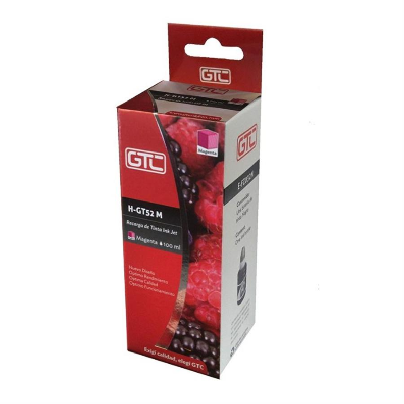 GTC TINTA HP GT52 100ML MAGENTA HP5820
