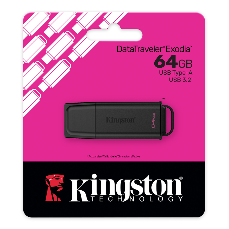 PEN DRIVE 64GB 3.2 KINGSTON DTXG2 EXODIA