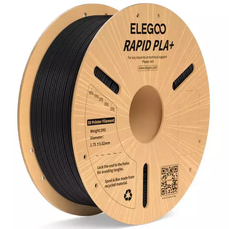 FILAMENTO PLA NEGRO FIBRA DE CARBONO ELEGOO 1KG 50.203.0464
