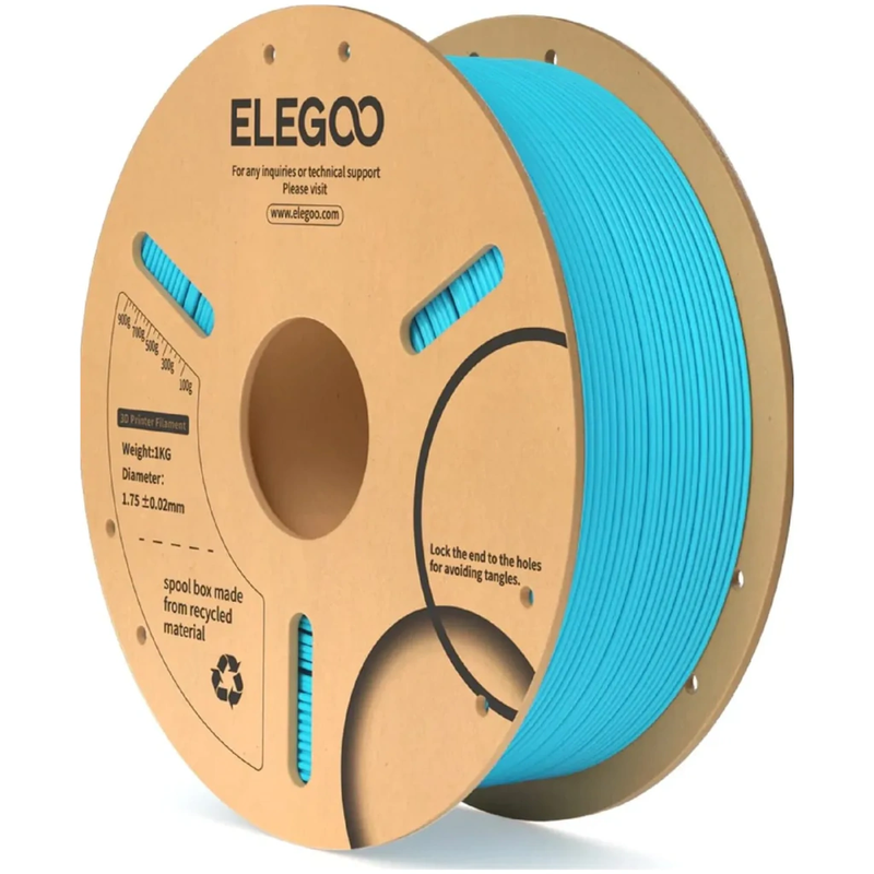 FILAMENTO PLA AZUL CIELO ELEGOO 1KG 50.203.0107