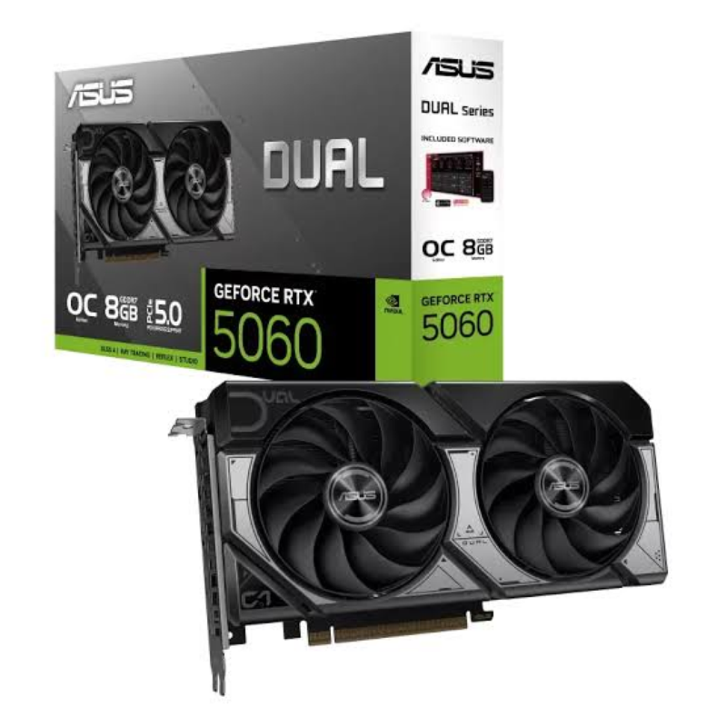 PLACA DE VIDEO 8GB RTX 5060 ASUS DUAL EVO OC GDDR7