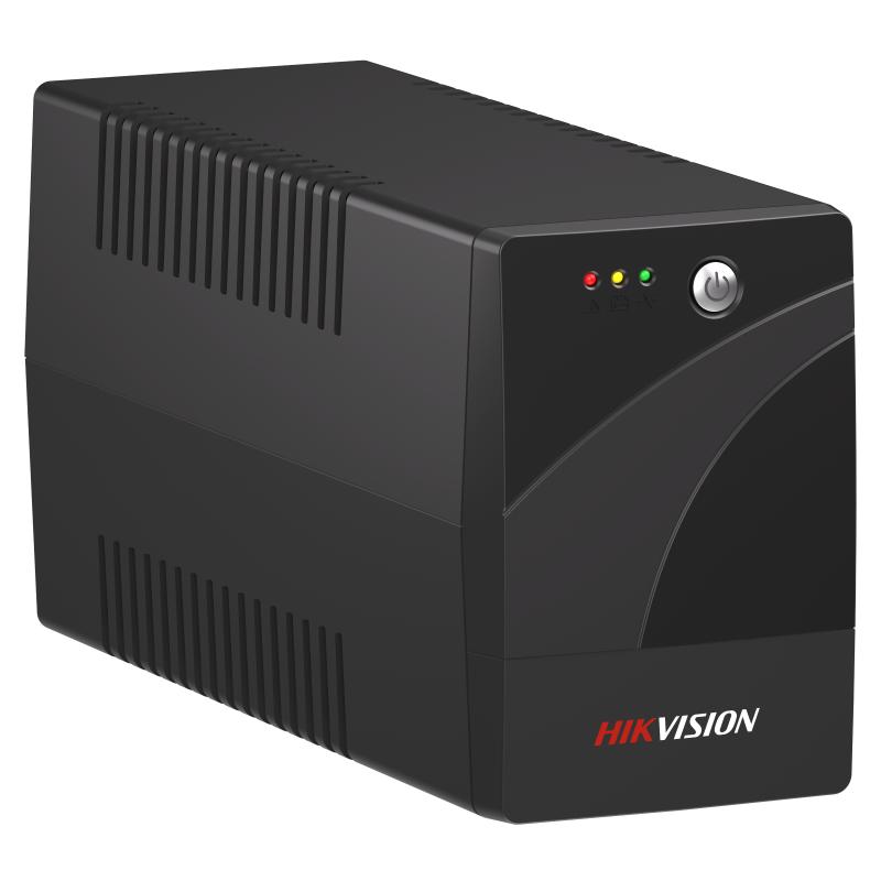 UPS INTERACTIVA 1000VA LED DS-UPS1000-R HIKVISION (1000VA/600W / 1 BAT 12V 9 AH)