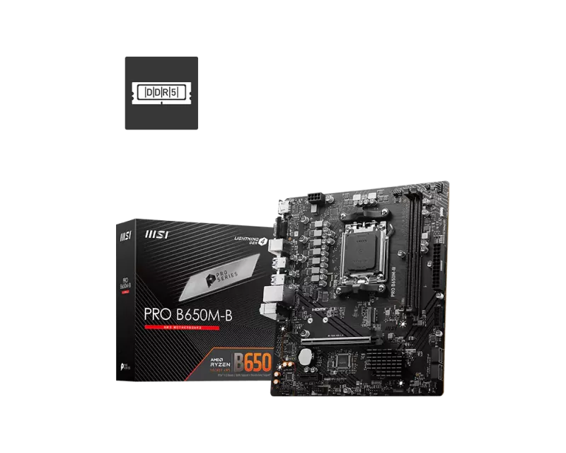 MB MSI AM5 B650M-B PRO DDR5