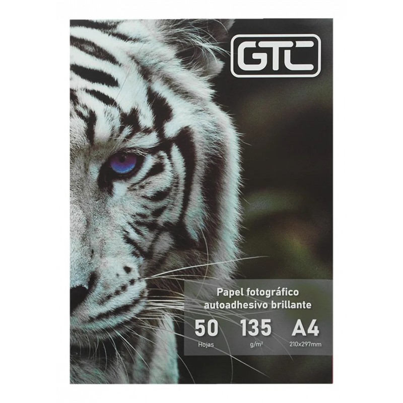 PAPEL A4 FOTO 135GR GLOSSY GTC 50 HOJAS
