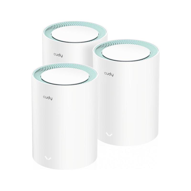 ACCESS POINT MESH (PACK X3) CUDY M1300 AC1200 DUAL BAND