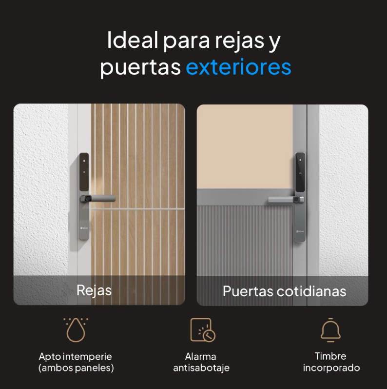 CERRADURA INTELIGENTE EZVIZ DL06 PRO DOBLE COMANDO IP65