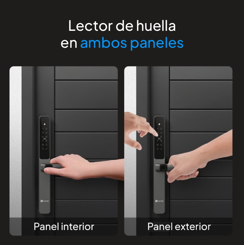 CERRADURA INTELIGENTE EZVIZ DL06 PRO DOBLE COMANDO IP65