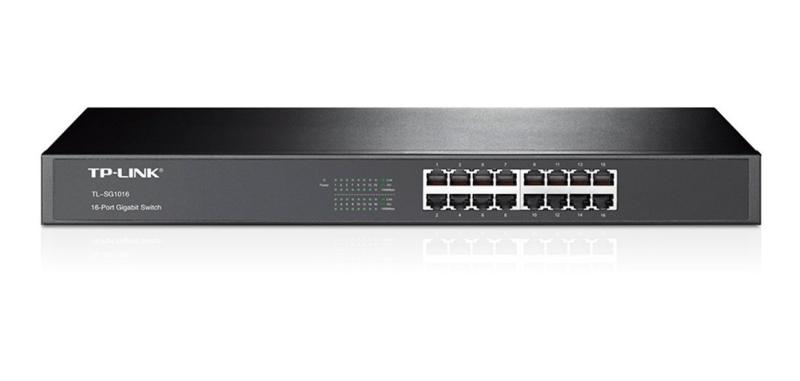 HUB SWITCH 16P TPLINK TL-SG1016 10/100/1000 MBPS RACK