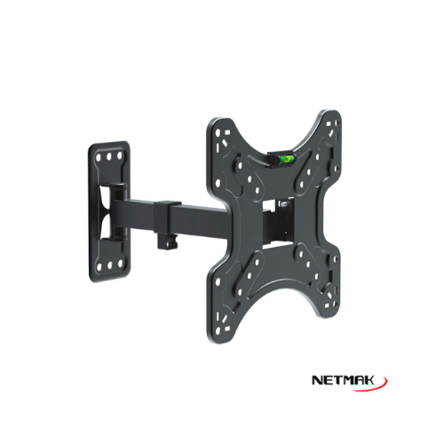 SOPORTE TV PARED MÓVIL 23 A 43" HASTA 30KG VESA HASTA 200*200  NETMAK NM-ST35